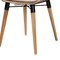 Baxton Studio Sabelle Modern Bohemian Natural Finished Teak Wood and Greywashed Rattan 2-Piece Dining Chair Set 231-2PC-12822-ZORO - alternate 7